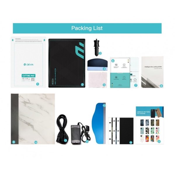 Kit PT18 Black Laptop Pantalla Android + 06 Cajas Soft HD - Plotter de Corte Hidrogel Devia