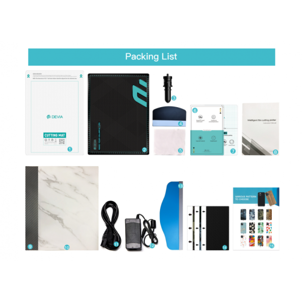 Kit PT18 Black Laptop Pantalla Android - Plotter de Corte Hidrogel Devia