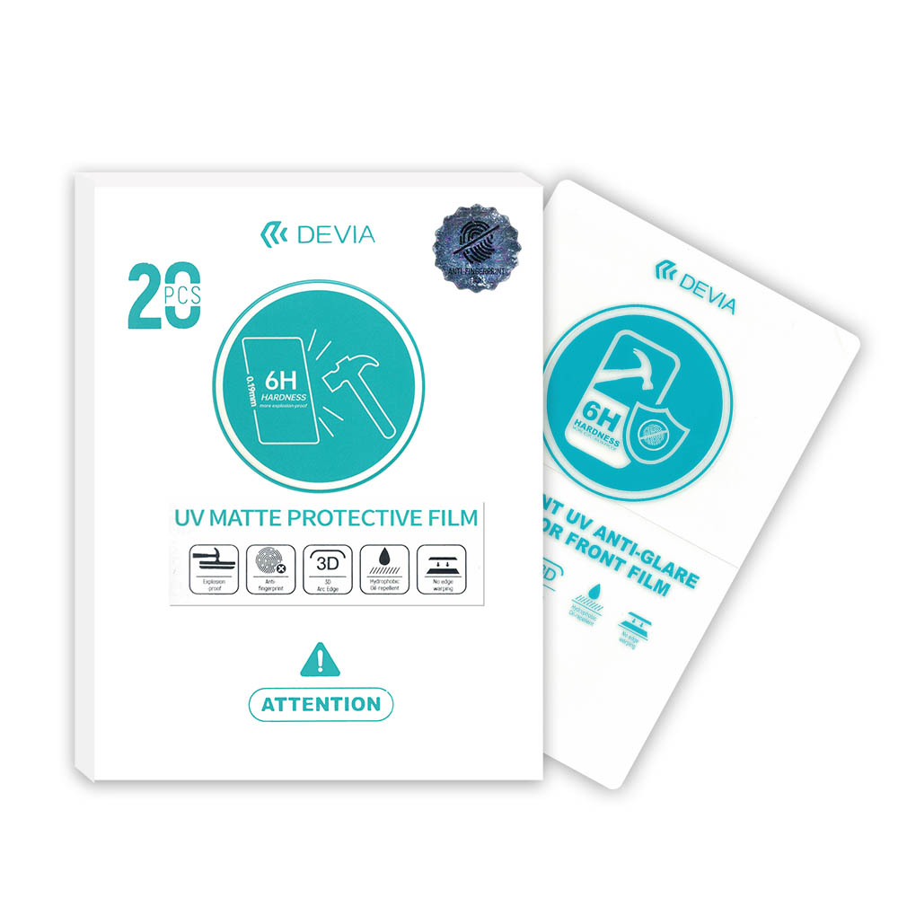 Hidrogel UV 6H Antihuella Mate 0.19MM (20pcs)