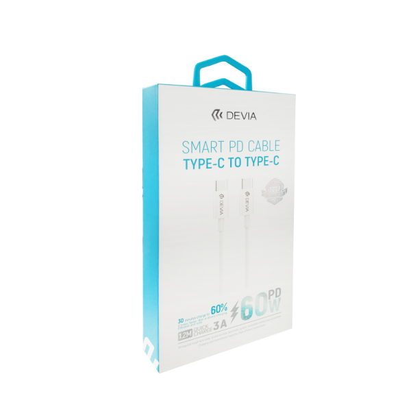 Cable Devia PD Tipo C a Tipo C 60W 25380