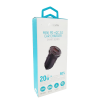 Cargador Auto Mini PD + QC3.0 Devia 20W 59408