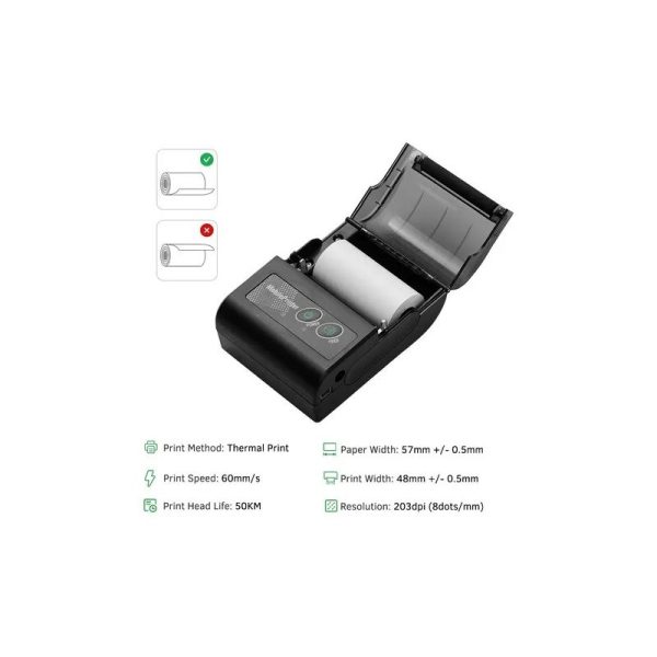 Impresora Térmica Bluetooth 58mm para Android