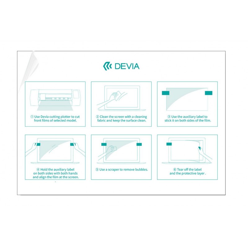 Hidrogel PET Laptop HD hasta 16"  (20pcs)