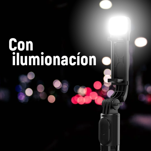 tripode-palo-selfie-con-luz-multifuncional (1) Trípode Palo Selfie con Luz Multifuncional