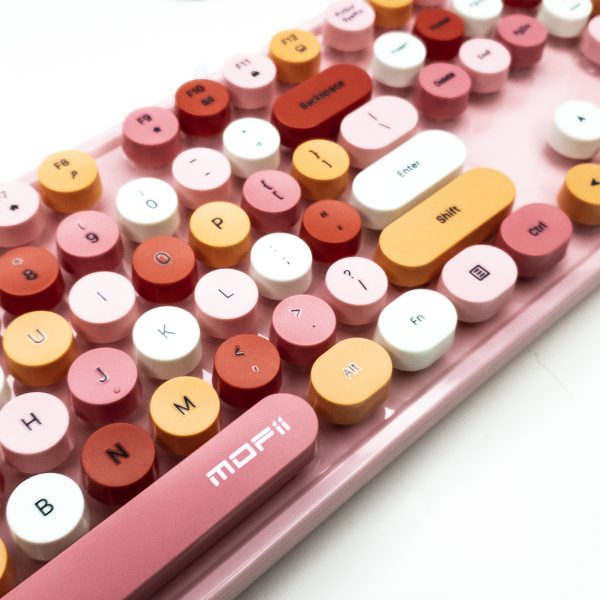 4 Teclado Mofii Sweet + Mouse (Rosado)