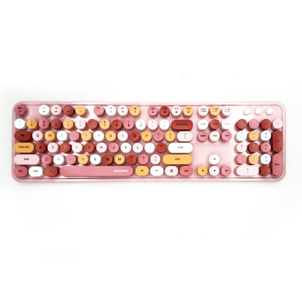 6 Teclado Mofii Sweet + Mouse (Rosado)
