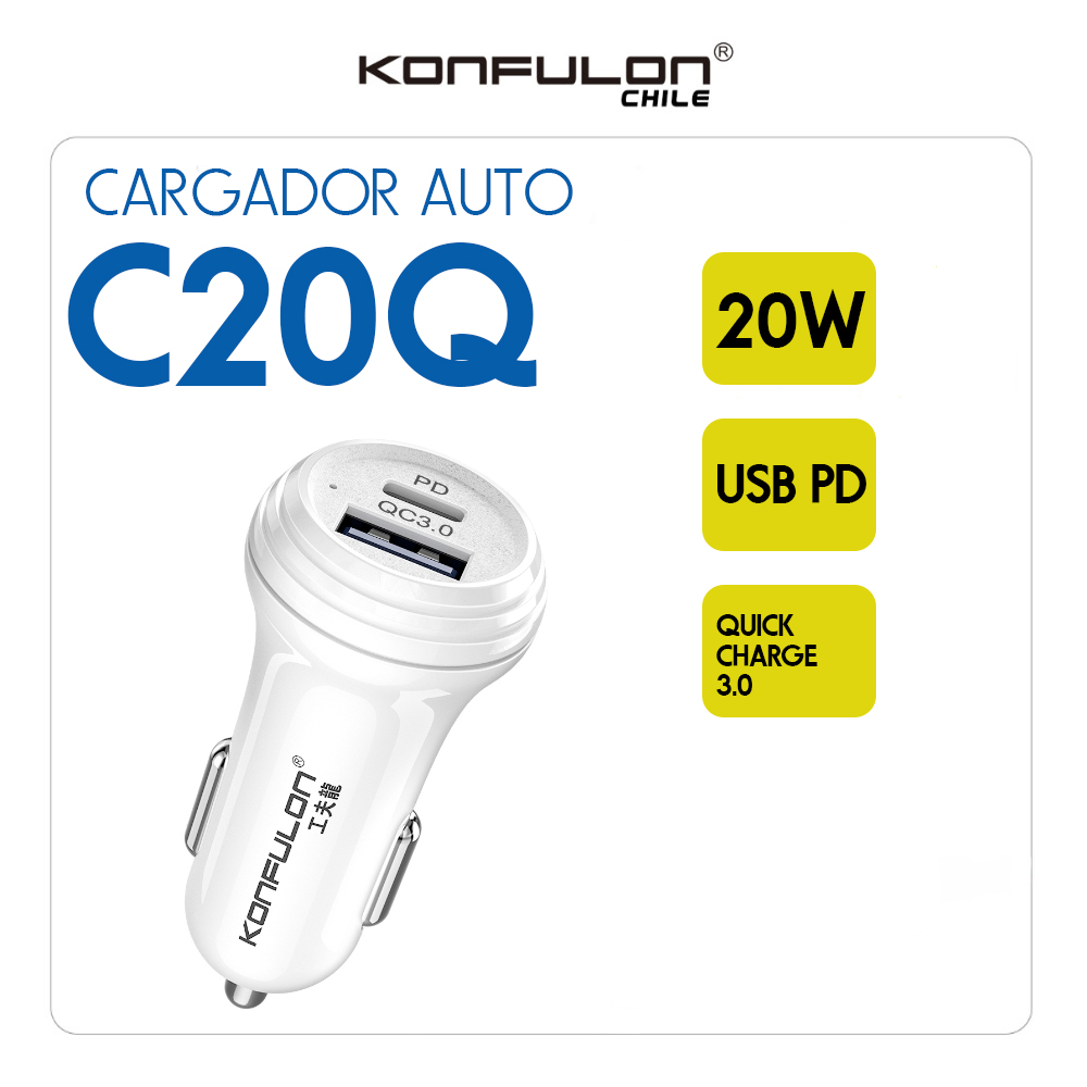 Cargador de Auto C20Q