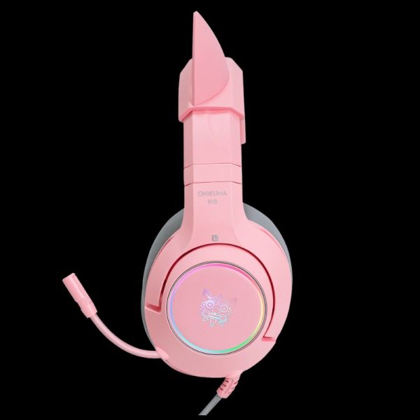 K9 4 Audifono Cintillo Onikuma K9 Rosado
