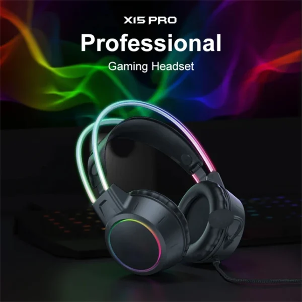 Audifono Gamer Onikuma X15 Pro Negro RGB