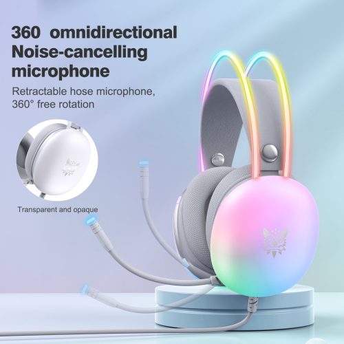 Audífono Gamer Onikuma X25 Gris RGB