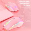 Mouse Onikuma CW905 Rosado Con Cable