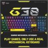 Teclado Mecánico Onikuma G38 Negro RGB