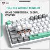 Teclado Mecánico Onikuma G38 Blanco RGB