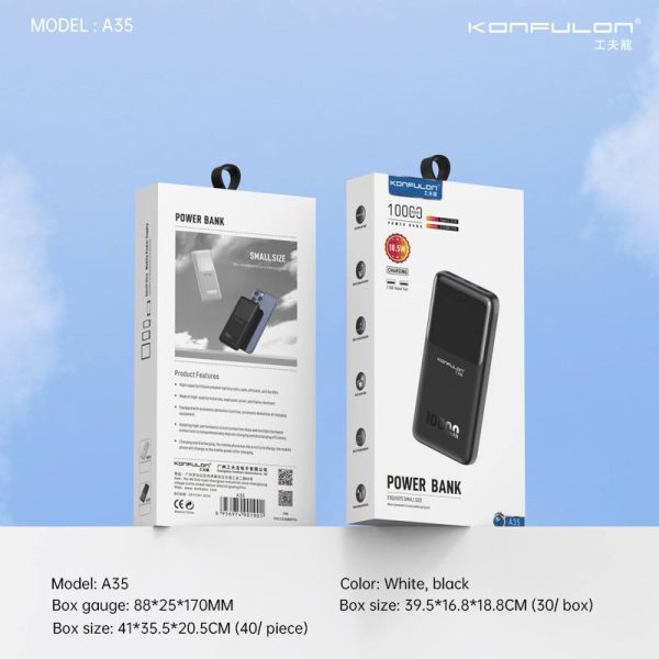 Power Bank Konfulon A35 10000 mAh