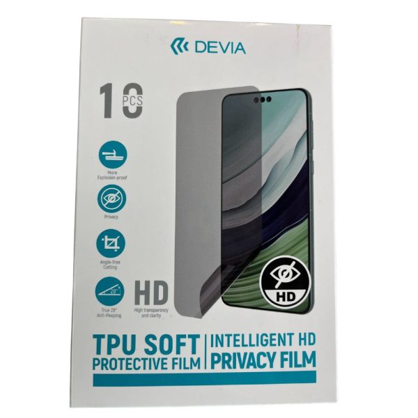 2 Hidrogel Antiespía HD Transparente (10pcs)