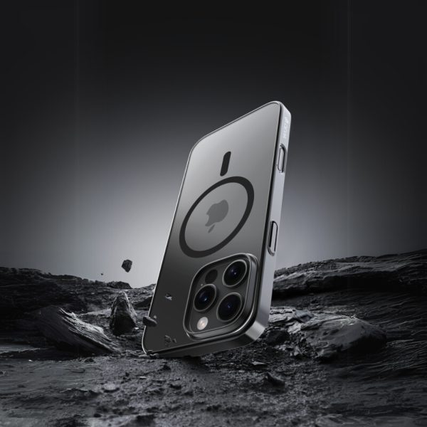 iPhone 16: Carcasa Transparente Magsafe Negro 6245