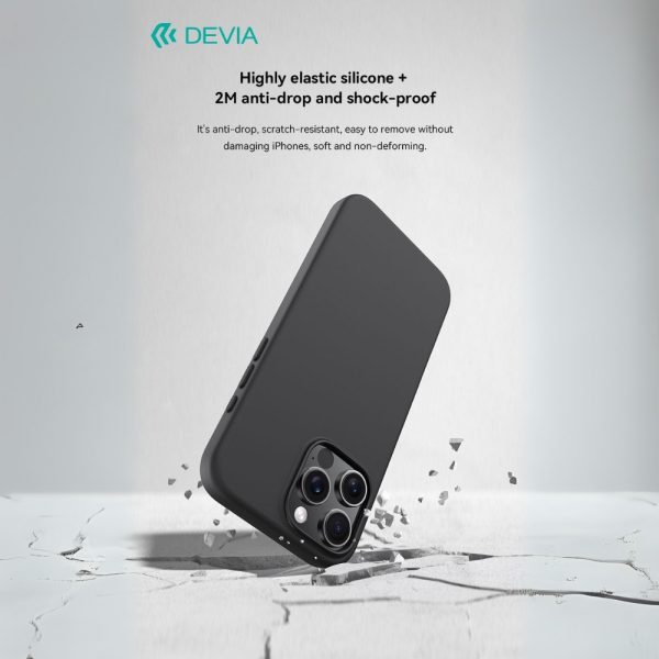 iPhone 16: Carcasa Silicona Hard Magsafe Negro 6382