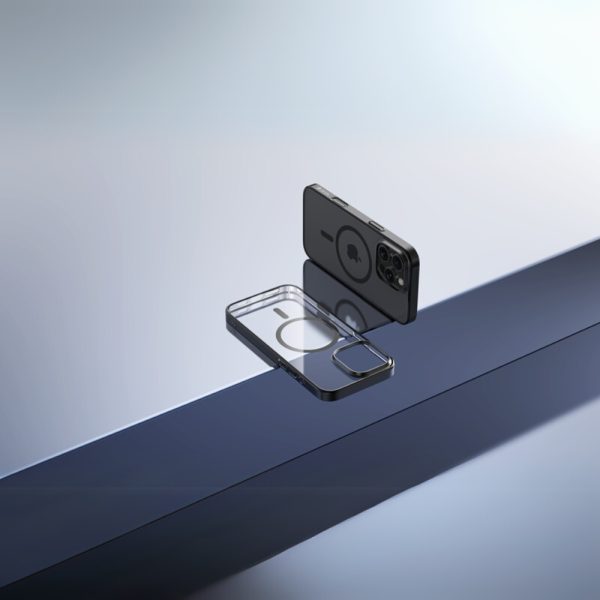 iPhone 16: Carcasa Transparente Magsafe Negro 6245