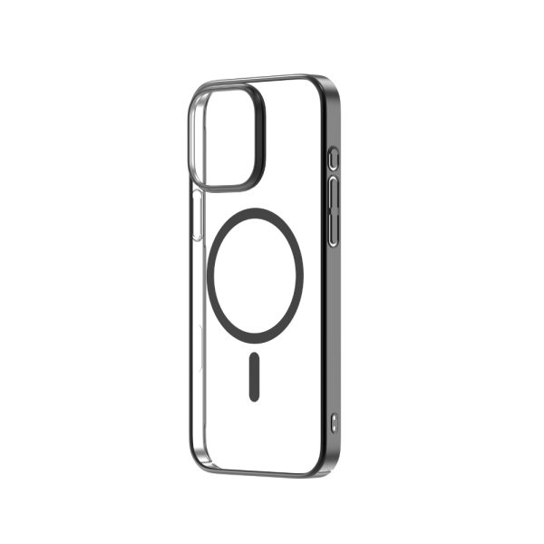 iPhone 16: Carcasa Transparente Magsafe Negro 6245