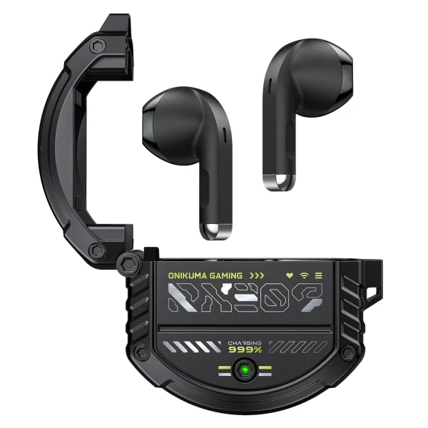 ONIKUMA T309 Auriculares Bluetooth Mecánicos, Auriculares de Juego de Cancelación de Ruido Inalámbrico de Alta Sensibilidad