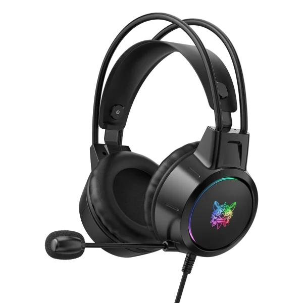 ONIKUMA X15 PRO Double-Head Beam Noise Cancelling Micrófono Auriculares de Juego Circundantes Estéreo Duraderos RGB Audifonos Alambricos Auriculares de Juego