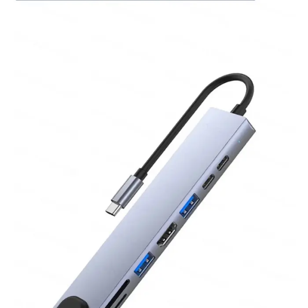 Adaptador Multipuerto USB-C 8 en 1 Profesional con HDMI 4K