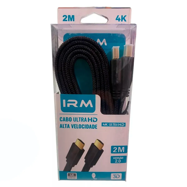 Cable HDMI IRM 2M 4K Ultra HD Alta Velocidad