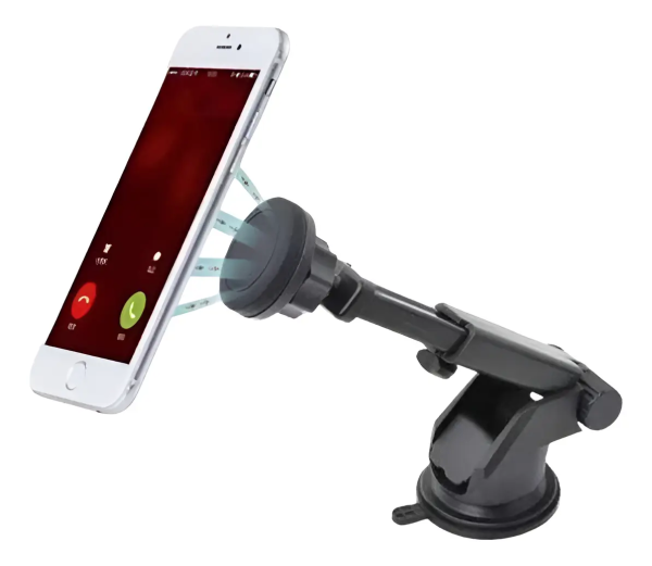 Soporte Celular Auto IRM 04111 Imán Ventosa Ajustable