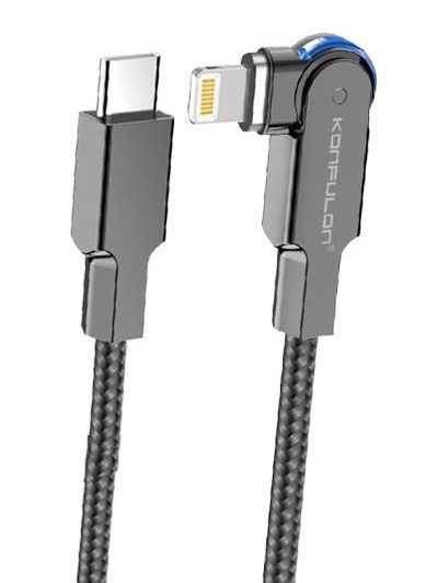 Konfulon DC97 Cable Tipo C a Lightning 27W Carga Rápida Para iPhone