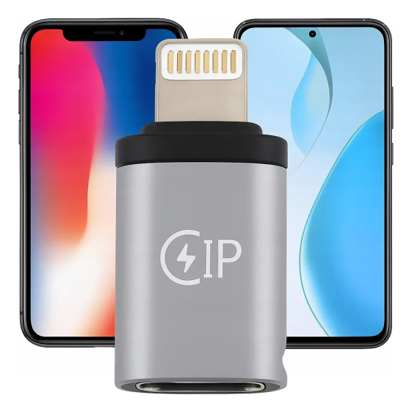 Adaptador IRM Tipo C Hembra A Lightning Macho Para Iphone