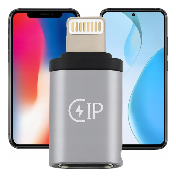Adaptador IRM Tipo C Hembra A Lightning Macho Para Iphone