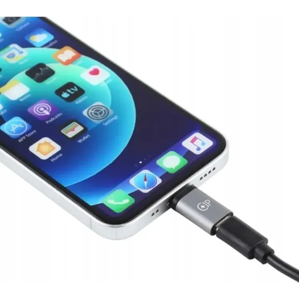 Adaptador IRM Tipo C Hembra A Lightning Macho Para Iphone