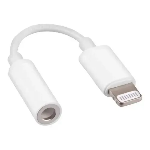 Adaptador Lightning Para iPhone A Jack 3.5mm Para Audifono