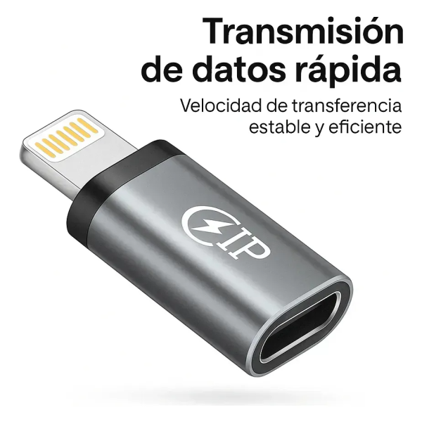 Adaptador IRM Tipo C Hembra A Lightning Macho Para Iphone