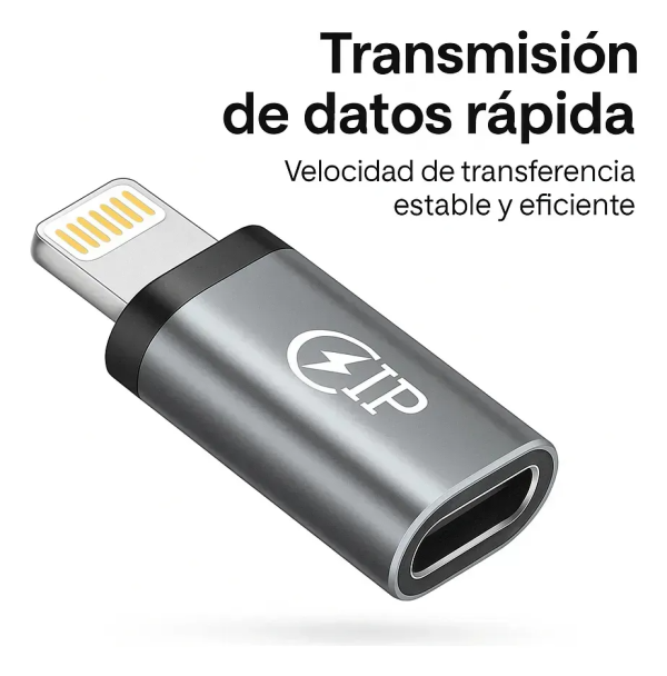 Adaptador IRM Tipo C Hembra A Lightning Macho Para Iphone