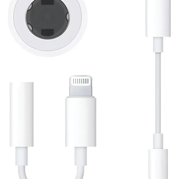 Adaptador Lightning Para iPhone A Jack 3.5mm Para Audifono