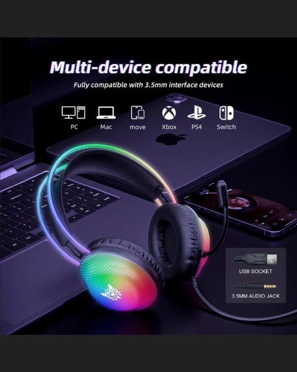 Onikuma X29 Auriculares Gamer RGB Alta Calidad