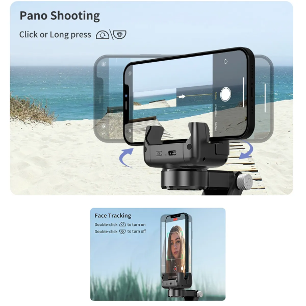 Estabilizador Gimbal Devia Mini Seguimiento Facial IA 360°