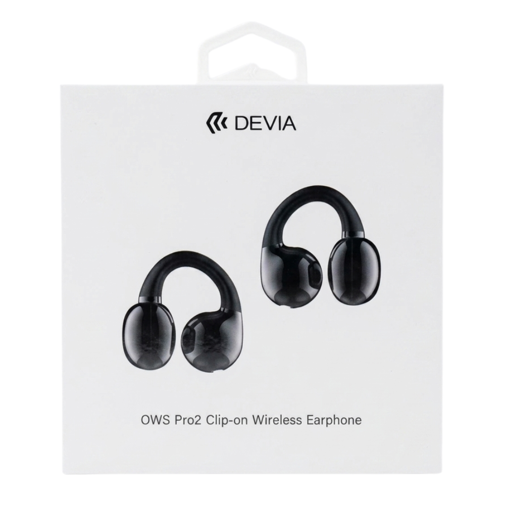 Audífono Bluetooth Devia Ows PRO2 Clip Negro 2261