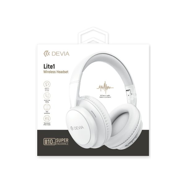 DEVIA Lite1 Audífonos Bluetooth (Blanco) 5177