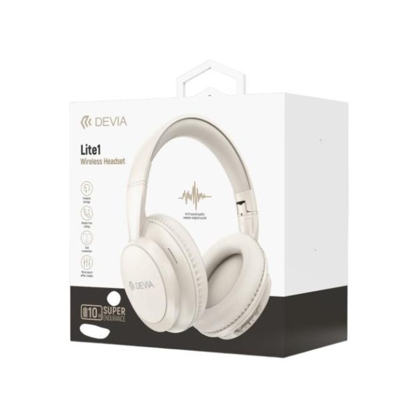 DEVIA Lite1 Audífonos Bluetooth (Beige) 5184