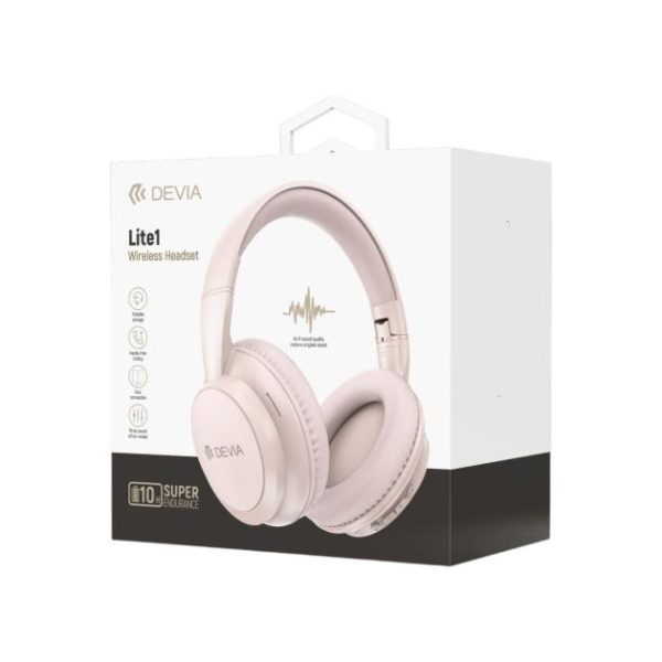 DEVIA Lite1 Audífonos Bluetooth (Rosa) 5214