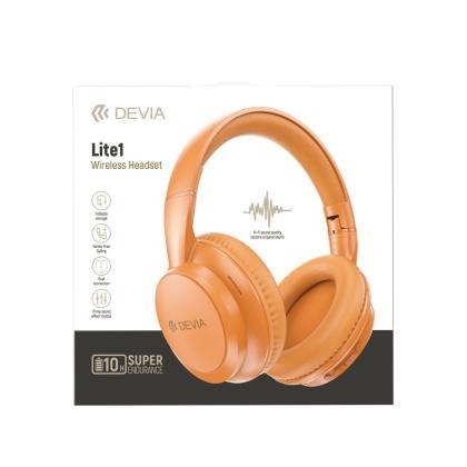 DEVIA Lite1 Audífonos Bluetooth (Naranja) 5221