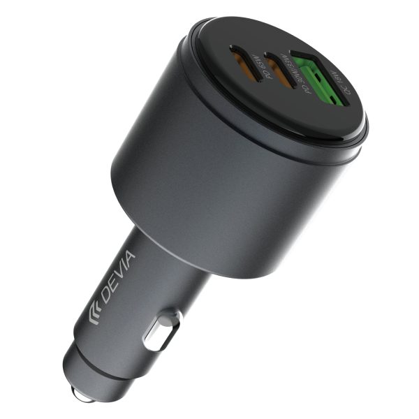 Cargador de Auto rápido de metal Extreme Speed ​​Series (USB + Dual USB-C, 116 W) 2780