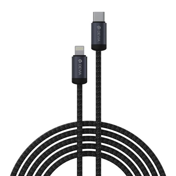DEVIA Gracious Series C To L PD 27W Fast Cable(3A,3M)