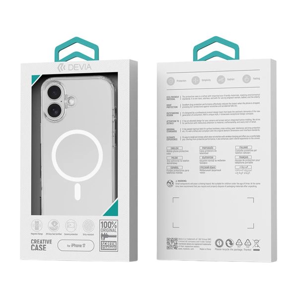 Funda Devia Pure Mag iPhone 17 2849