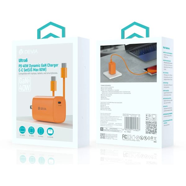 Devia Cargador Ultra 6 40W C-C 5603