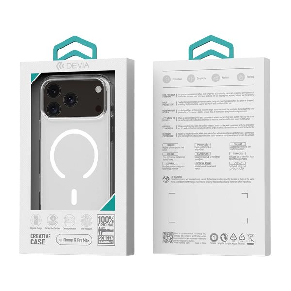 Funda Devia Pure Mag iPhone 17 Pro Max 2870