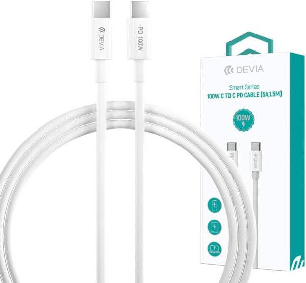 Smart Series 100W C To C PD Cable(5A,1.5M)